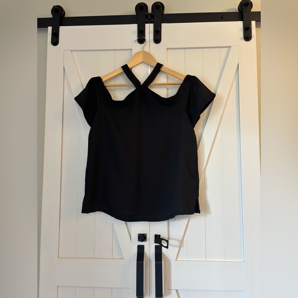 Black Off The Shoulder Top